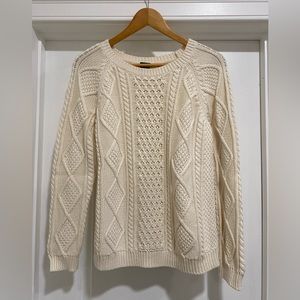 GAP cable pattern sweater size L